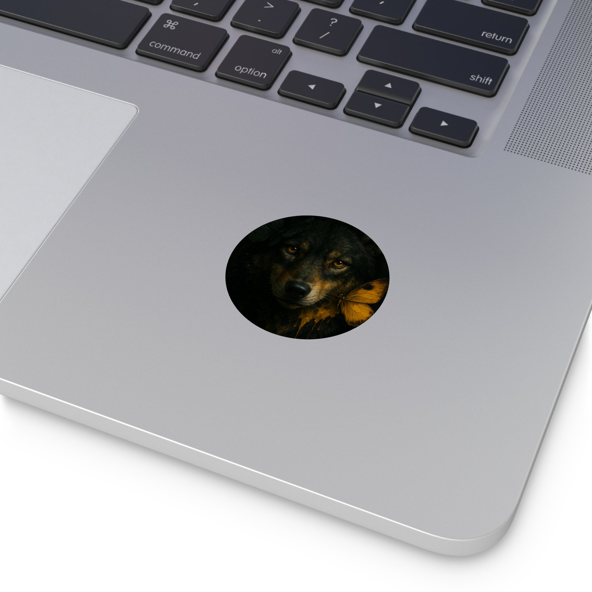 Feral Round Vinyl Stickers