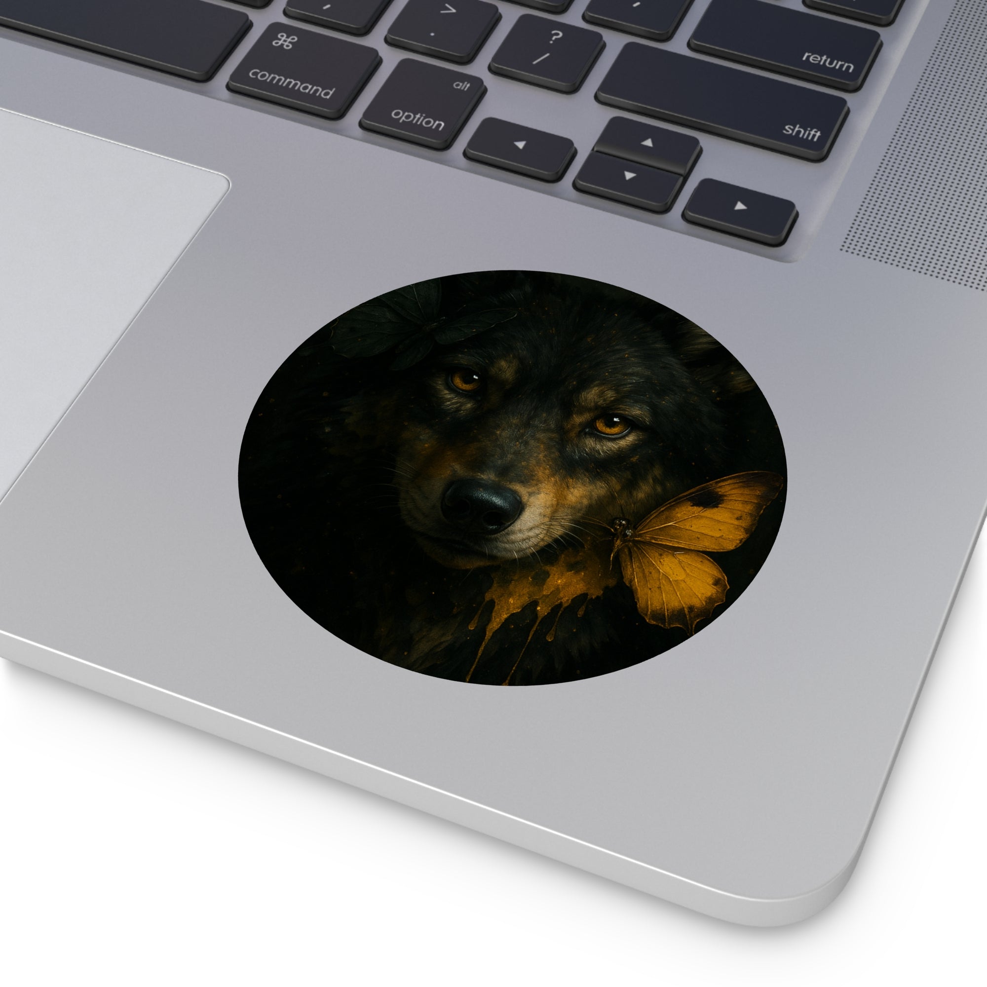 Feral Round Vinyl Stickers