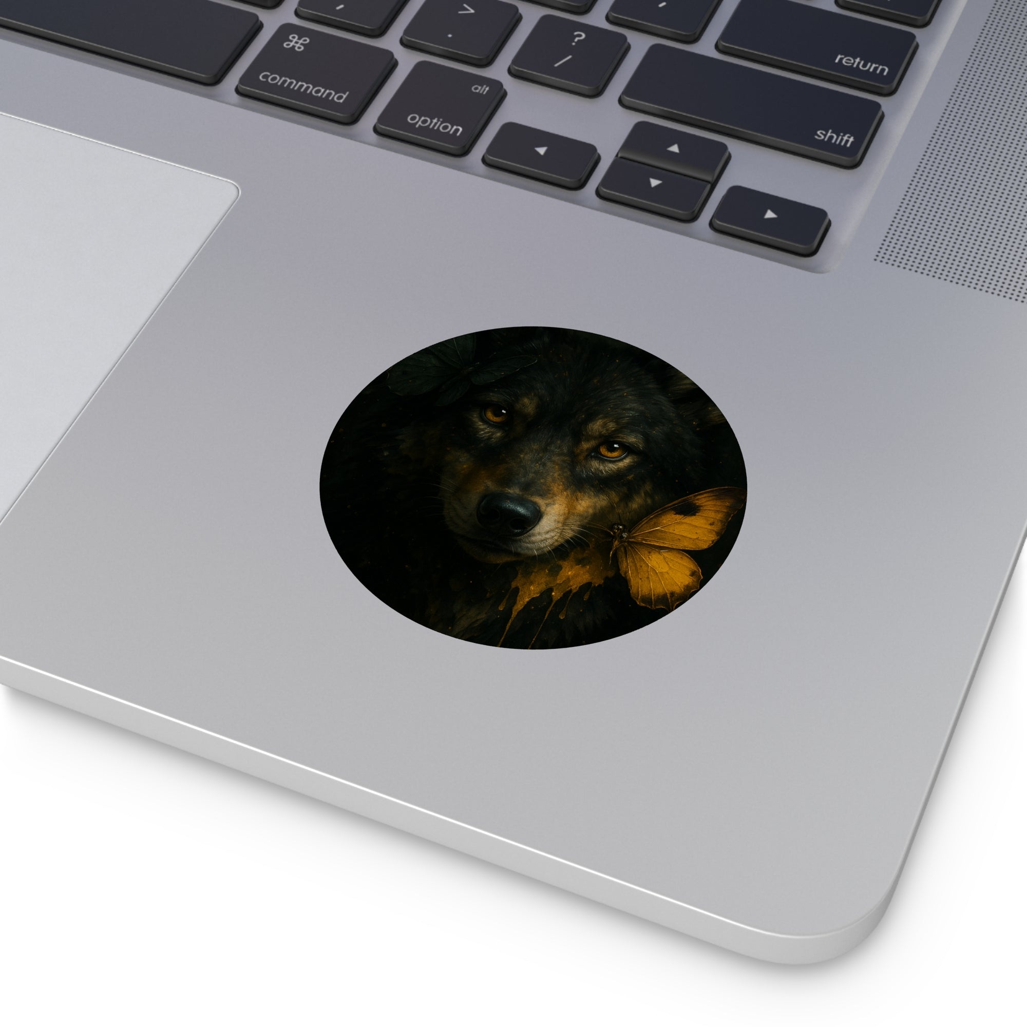 Feral Round Vinyl Stickers